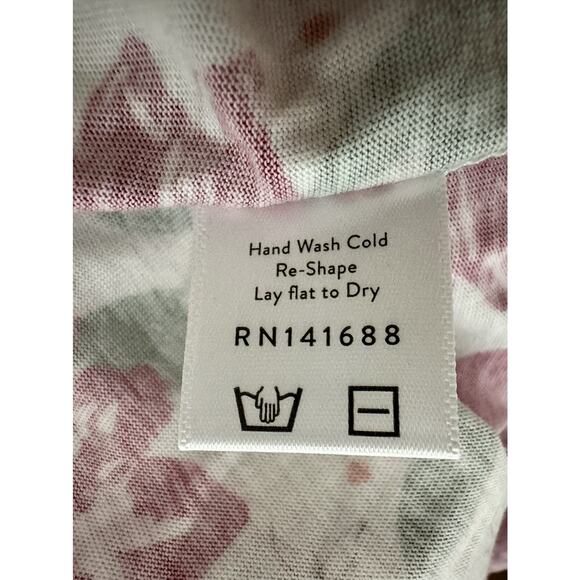 NWT SweetHoney Smocked Knit Romper Short Sleeve Red Pretty Poinsettia Pants 7 - Picture 7 of 7